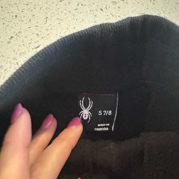 Boy’s Spyder Kids Black SweatPants - Picture 3 of 4